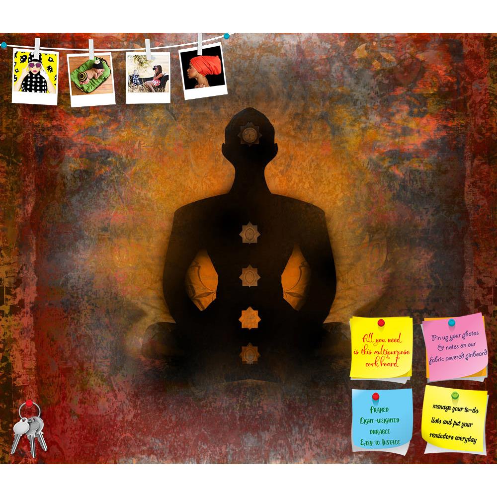 ArtzFolio Yoga Lotus Pose D8 Printed Bulletin Board Notice Pin Board Soft Board | Frameless-Bulletin Boards Frameless-AZSAO26972082BLB_FL_L-Image Code 5003338 Vishnu Image Folio Pvt Ltd, IC 5003338, ArtzFolio, Bulletin Boards Frameless, Traditional, Fine Art Reprint, yoga, lotus, pose, d8, printed, bulletin, board, notice, pin, soft, frameless, padmasana, chakra, points, india, decoration, stretch, silence, healing, peace, spirit, graphic, spiritual, raster, people, buddhism, mat, energy, body, abstraction,