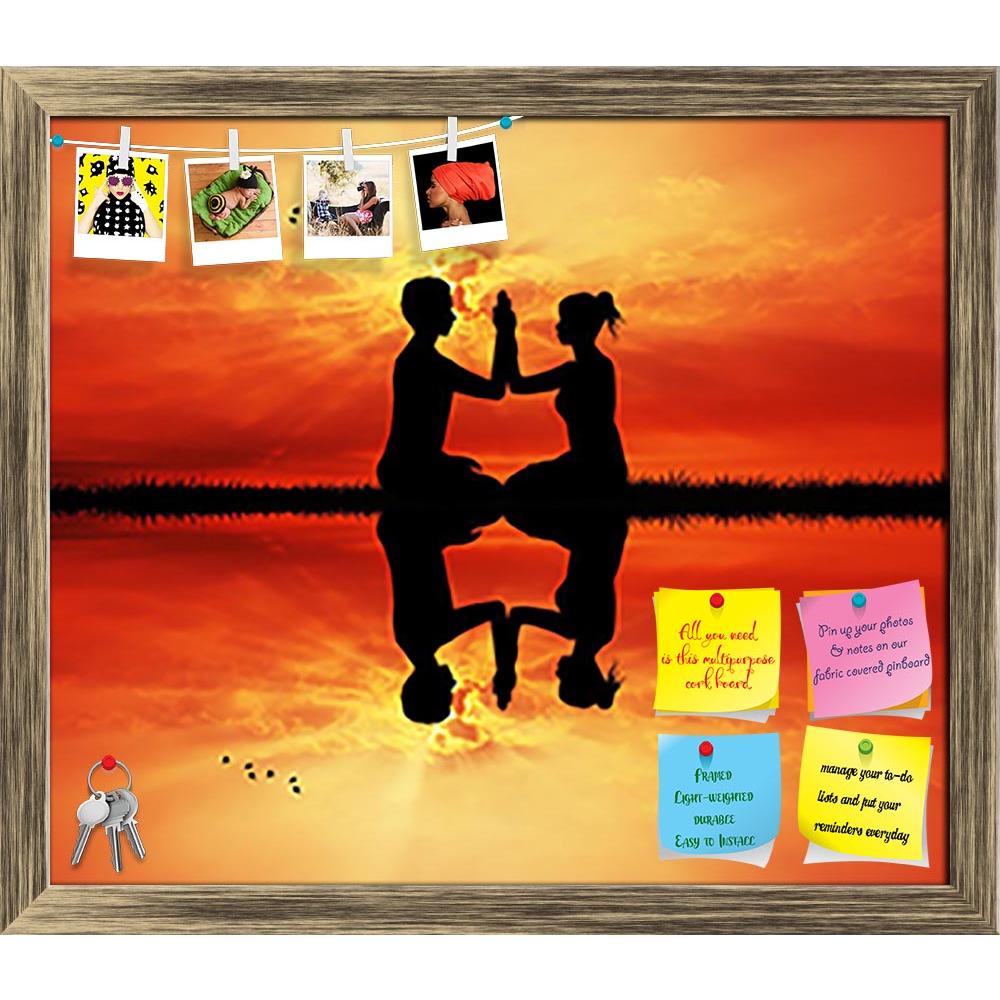 ArtzFolio Yoga Couple Printed Bulletin Board Notice Pin Board Soft Board | Framed-Bulletin Boards Framed-AZSAO27237254BLB_FR_L-Image Code 5003349 Vishnu Image Folio Pvt Ltd, IC 5003349, ArtzFolio, Bulletin Boards Framed, Landscapes, Traditional, Photography, yoga, couple, printed, bulletin, board, notice, pin, soft, framed, active, body, energy, exercise, female, fitness, illustration, lifestyle, man, meditation, morning, natural, nature, pose, poses, relax, relaxation, silhouette, sport, sunlight, sunrise,
