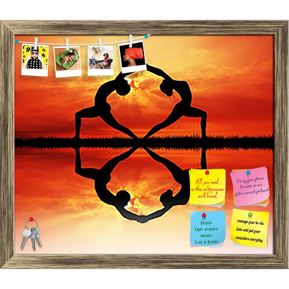 ArtzFolio Couple Doing Yoga At Sunset D2 Printed Bulletin Board Notice Pin Board Soft Board | Framed-Bulletin Boards Framed-AZSAO27271365BLB_FR_L-Image Code 5003353 Vishnu Image Folio Pvt Ltd, IC 5003353, ArtzFolio, Bulletin Boards Framed, Landscapes, Traditional, Photography, couple, doing, yoga, at, sunset, d2, printed, bulletin, board, notice, pin, soft, framed, active, body, energy, exercise, female, fitness, illustration, lifestyle, man, meditation, morning, natural, nature, pose, poses, relax, relaxat