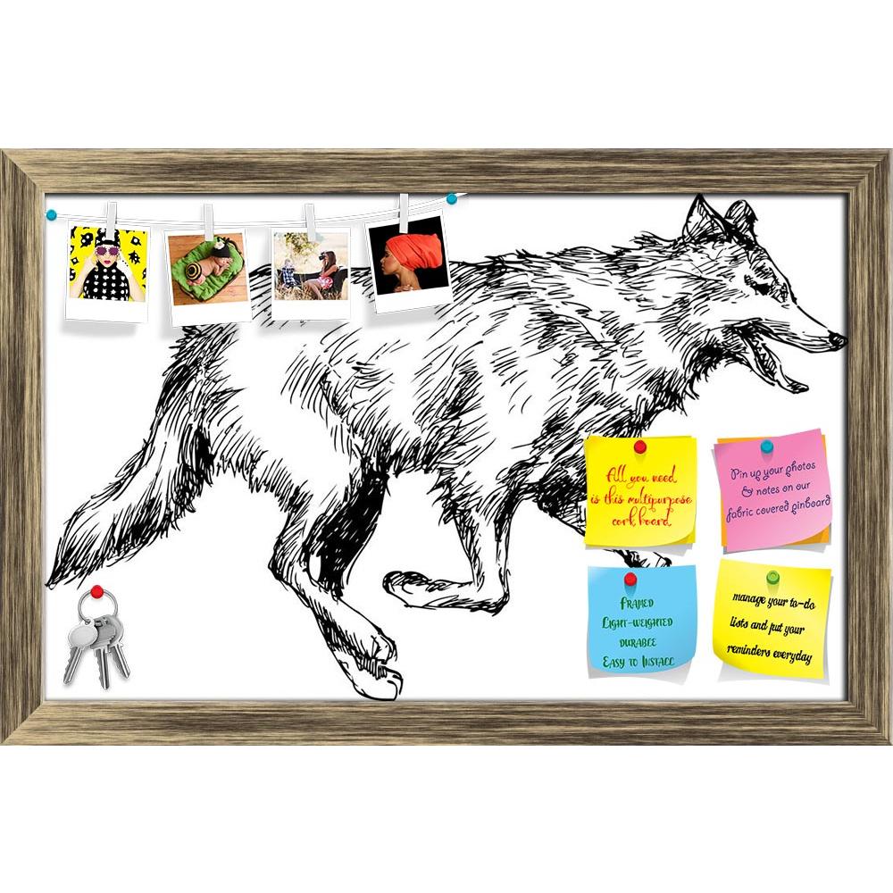 ArtzFolio Wolf Printed Bulletin Board Notice Pin Board Soft Board | Framed-Bulletin Boards Framed-AZSAO27324648BLB_FR_L-Image Code 5003360 Vishnu Image Folio Pvt Ltd, IC 5003360, ArtzFolio, Bulletin Boards Framed, Animals, Digital Art, wolf, printed, bulletin, board, notice, pin, soft, framed, hand, drawn, pin up board, push pin board, extra large cork board, big pin board, notice board, small bulletin board, cork board, wall notice board, giant cork board, bulletin board, office notice board, office cork b