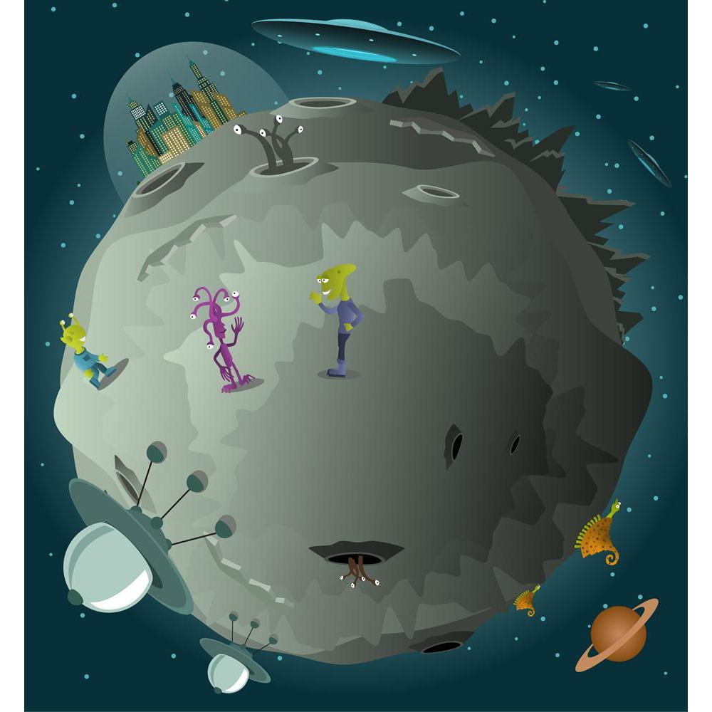 Colonization Of The Planet Canvas Painting Synthetic Frame-Paintings MDF Framing-AFF_FR-IC 5003362 IC 5003362, Animated Cartoons, Astronomy, Caricature, Cartoons, Cities, City Views, Comics, Cosmology, Fantasy, Futurism, Illustrations, Landscapes, Modern Art, Mountains, Retro, Scenic, Space, Stars, colonization, of, the, planet, canvas, painting, synthetic, frame, alien, buildings, cartoon, characters, chatting, city, colorful, creature, discovery, drawn, flying, funny, future, green, illustration, isolated