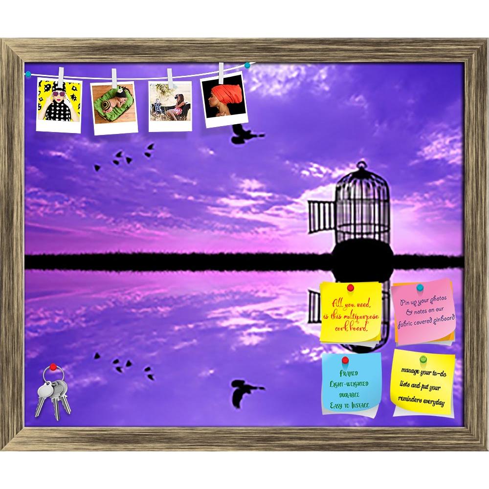 ArtzFolio Birdcage On River Printed Bulletin Board Notice Pin Board Soft Board | Framed-Bulletin Boards Framed-AZSAO27378275BLB_FR_L-Image Code 5003367 Vishnu Image Folio Pvt Ltd, IC 5003367, ArtzFolio, Bulletin Boards Framed, Birds, Landscapes, Digital Art, birdcage, on, river, printed, bulletin, board, notice, pin, soft, framed, nature, silhouette, girl, little, illustration, bird, seagull, cage, animal, free, freedom, sunset, lake, reflection, sunshine, sunlight, outdoor, leisure, happy, joy, joyful, pin