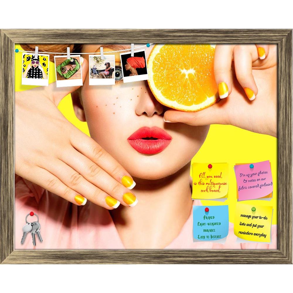 ArtzFolio Teen Girl With Freckles Printed Bulletin Board Notice Pin Board Soft Board | Framed-Bulletin Boards Framed-AZSAO27396580BLB_FR_L-Image Code 5003368 Vishnu Image Folio Pvt Ltd, IC 5003368, ArtzFolio, Bulletin Boards Framed, Fashion, Portraits, Photography, teen, girl, with, freckles, printed, bulletin, board, notice, pin, soft, framed, red, hairstyle, yellow, makeup, nails, pin up board, push pin board, extra large cork board, big pin board, notice board, small bulletin board, cork board, wall noti