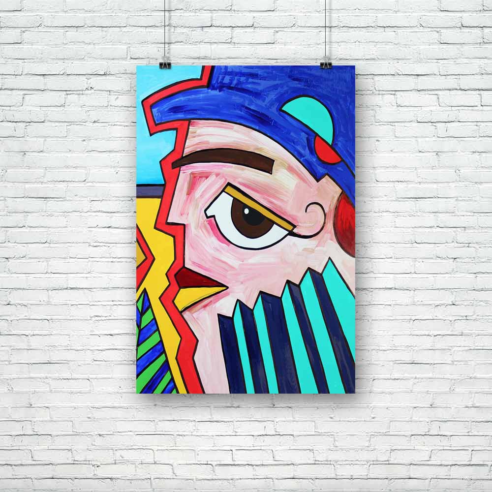 Man Portrait D2 Unframed Paper Poster-Paper Posters Unframed-POS_UN-IC 5003370 IC 5003370, Abstract Expressionism, Abstracts, Ancient, Art and Paintings, Brush Stroke, Digital, Digital Art, Drawing, Fine Art Reprint, Graphic, Historical, Illustrations, Individuals, Inspirational, Medieval, Modern Art, Motivation, Motivational, Paintings, Patterns, People, Portraits, Retro, Semi Abstract, Signs, Signs and Symbols, Sketches, Vintage, man, portrait, d2, unframed, paper, poster, abstract, art, artist, artistic,