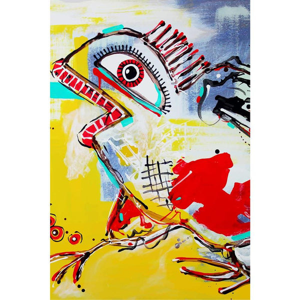 Abstract Bird Unframed Paper Poster-Paper Posters Unframed-POS_UN-IC 5003373 IC 5003373, Abstract Expressionism, Abstracts, Animals, Art and Paintings, Birds, Brush Stroke, Digital, Digital Art, Drawing, Fantasy, Fine Art Reprint, Graphic, Hand Drawn, Illustrations, Inspirational, Motivation, Motivational, Paintings, Patterns, Semi Abstract, Signs, Signs and Symbols, Sketches, Wildlife, abstract, bird, unframed, paper, wall, poster, animal, art, artist, artistic, artwork, beak, bright, brush, stroke, canvas