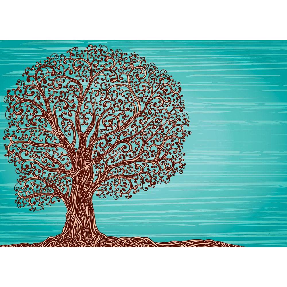 Old Graphic Tree With Twisted Roots & Branches Canvas Painting Synthetic Frame-Paintings MDF Framing-AFF_FR-IC 5003379 IC 5003379, Animated Cartoons, Art and Paintings, Botanical, Caricature, Cartoons, Decorative, Digital, Digital Art, Drawing, Floral, Flowers, Graphic, Illustrations, Nature, Paintings, Scenic, Seasons, Signs and Symbols, Sketches, Symbols, old, tree, with, twisted, roots, branches, canvas, painting, synthetic, frame, art, autumn, background, botany, branch, cartoon, environment, illustrati