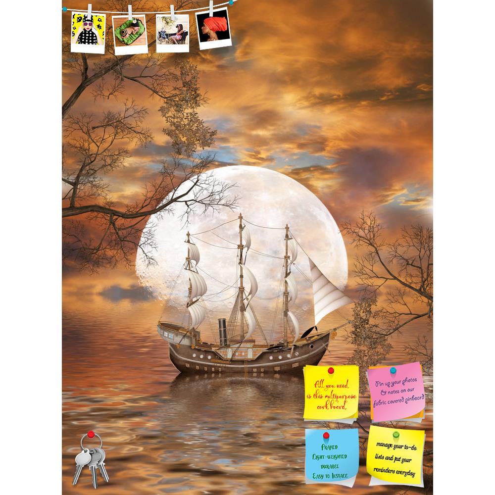 ArtzFolio Fantasy Landscape In The Ocean With Old Ship D2 Printed Bulletin Board Notice Pin Board Soft Board | Frameless-Bulletin Boards Frameless-AZSAO27465641BLB_FL_L-Image Code 5003382 Vishnu Image Folio Pvt Ltd, IC 5003382, ArtzFolio, Bulletin Boards Frameless, Kids, Landscapes, Fine Art Reprint, fantasy, landscape, in, the, ocean, with, old, ship, d2, printed, bulletin, board, notice, pin, soft, frameless, moon, outdoor, dreamy, cloud, dream, amazing, magic, scrapbook, waves, fae, digital, pirate, back