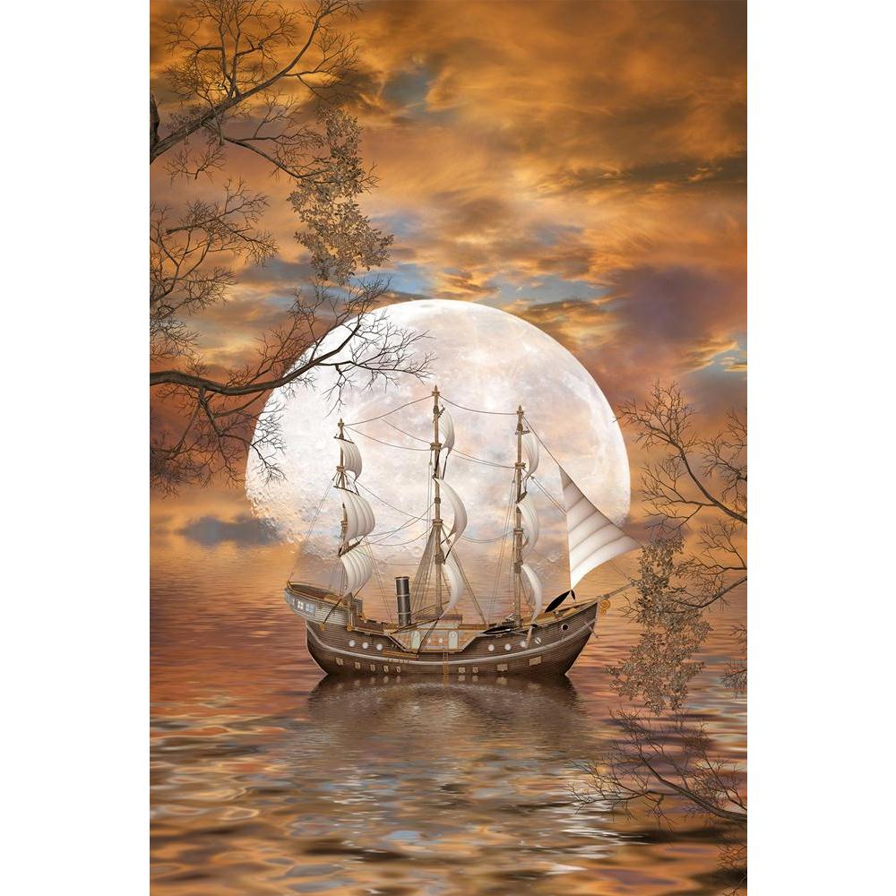 ArtzFolio Fantasy Landscape In The Ocean With Old Ship D2 Unframed Paper Poster-Paper Posters Unframed-AZART27465641POS_UN_L-Image Code 5003382 Vishnu Image Folio Pvt Ltd, IC 5003382, ArtzFolio, Paper Posters Unframed, Kids, Landscapes, Fine Art Reprint, fantasy, landscape, in, the, ocean, with, old, ship, d2, unframed, paper, poster, wall, large, size, for, living, room, home, decoration, big, framed, decor, posters, pitaara, box, modern, art, frame, bedroom, amazonbasics, door, drawing, small, decorative,