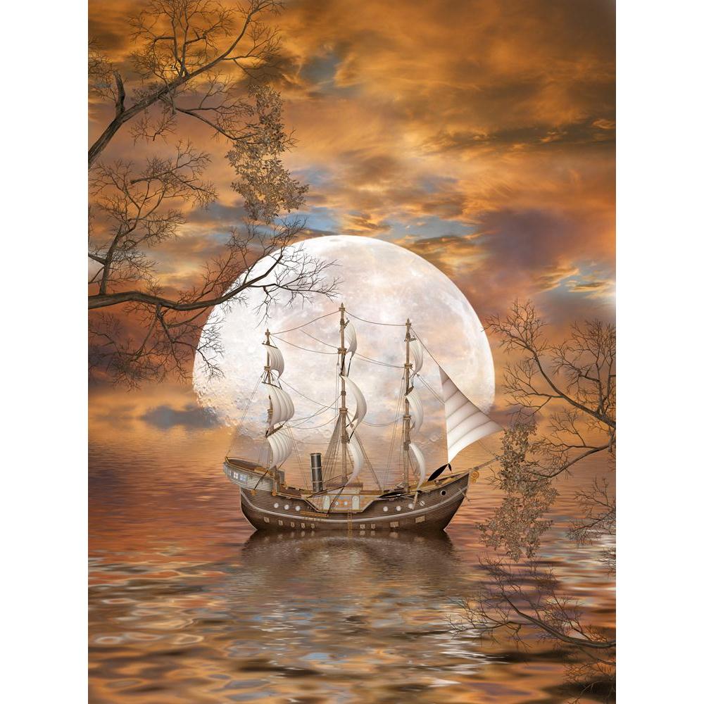 Fantasy Landscape In The Ocean With Old Ship Canvas Painting Synthetic Frame-Paintings MDF Framing-AFF_FR-IC 5003382 IC 5003382, Art and Paintings, Books, Digital, Digital Art, Fantasy, Graphic, Landscapes, Nature, Scenic, Wooden, landscape, in, the, ocean, with, old, ship, canvas, painting, synthetic, frame, amazing, art, backdrops, background, cloud, dream, dreamy, fae, fairy, fairytale, magic, manipulation, mist, misty, moon, outdoor, peaceful, pirate, scenario, scene, scrapbook, sky, tales, waves, wood,