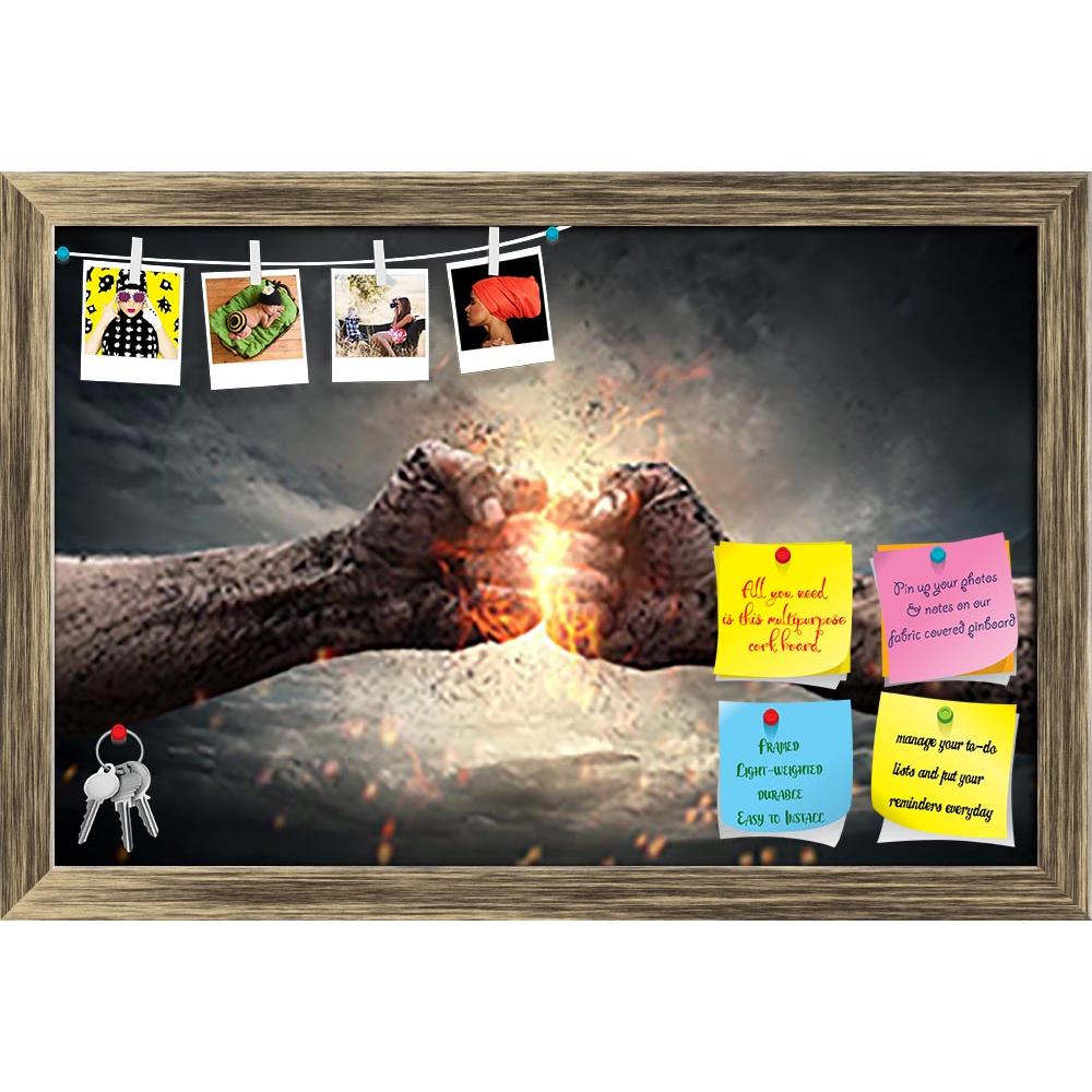 ArtzFolio Fight Close Up Of Two Fists Printed Bulletin Board Notice Pin Board Soft Board | Framed-Bulletin Boards Framed-AZSAO27478241BLB_FR_L-Image Code 5003383 Vishnu Image Folio Pvt Ltd, IC 5003383, ArtzFolio, Bulletin Boards Framed, Conceptual, Photography, fight, close, up, of, two, fists, printed, bulletin, board, notice, pin, soft, framed, hitting, each, other, dramatic, sky, human, pressure, strike, ignition, flag, rebel, aggressive, violence, struggle, punch, power, aggression, concept, sign, explo