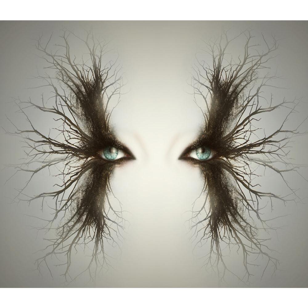 Artistic Female Eyes With Branches Canvas Painting Synthetic Frame-Paintings MDF Framing-AFF_FR-IC 5003386 IC 5003386, Abstract Expressionism, Abstracts, Art and Paintings, Asian, Black and White, Digital, Digital Art, Fantasy, Fashion, Gothic, Graphic, Illustrations, Nature, Scenic, Semi Abstract, White, artistic, female, eyes, with, branches, canvas, painting, synthetic, frame, abstract, art, background, beautiful, branch, brown, caucasian, close, up, colorful, creativity, detail, eye, fable, fairy, tail,