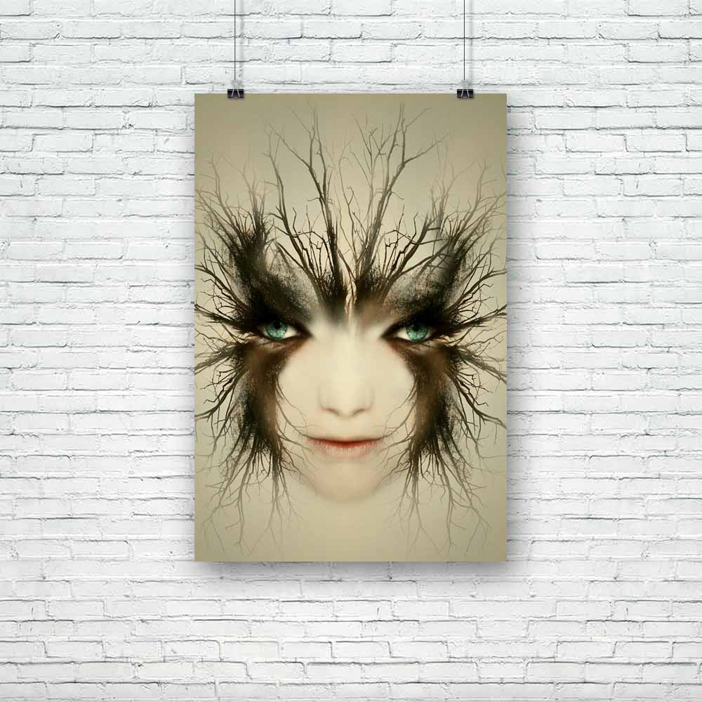 Young Woman D7 Unframed Paper Poster-Paper Posters Unframed-POS_UN-IC 5003387 IC 5003387, Art and Paintings, Asian, Digital, Digital Art, Fantasy, Gothic, Graphic, Illustrations, Individuals, Nature, Portraits, Realism, Scenic, Surrealism, young, woman, d7, unframed, paper, poster, art, artist, artistic, beautiful, branch, caucasian, creativity, decoration, eye, fable, face, fairy, female, human, illustration, imagination, imagine, legendary, metamorphosis, mind, mouth, mysterious, nose, open, minded, plant