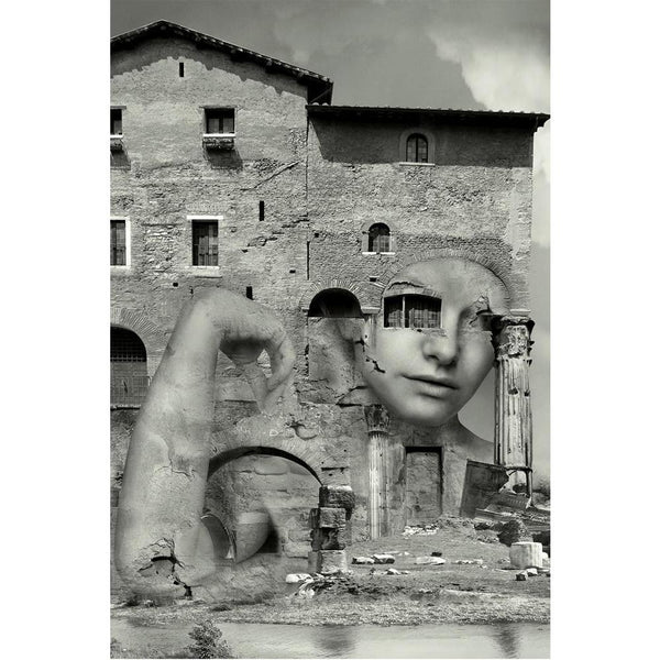 Artistic Surreal Image Unframed Paper Poster-Paper Posters Unframed-POS_UN-IC 5003391 IC 5003391, Architecture, Art and Paintings, Black, Black and White, Collages, Conceptual, Gothic, Illustrations, Realism, Surrealism, White, artistic, surreal, image, unframed, paper, wall, poster, antique, arch, arm, art, artist, building, cloud, collage, complex, complexity, composition, concept, creativity, dark, decadence, decadent, detail, exterior, face, fog, goth, illustration, illustrative, imagination, imaginativ