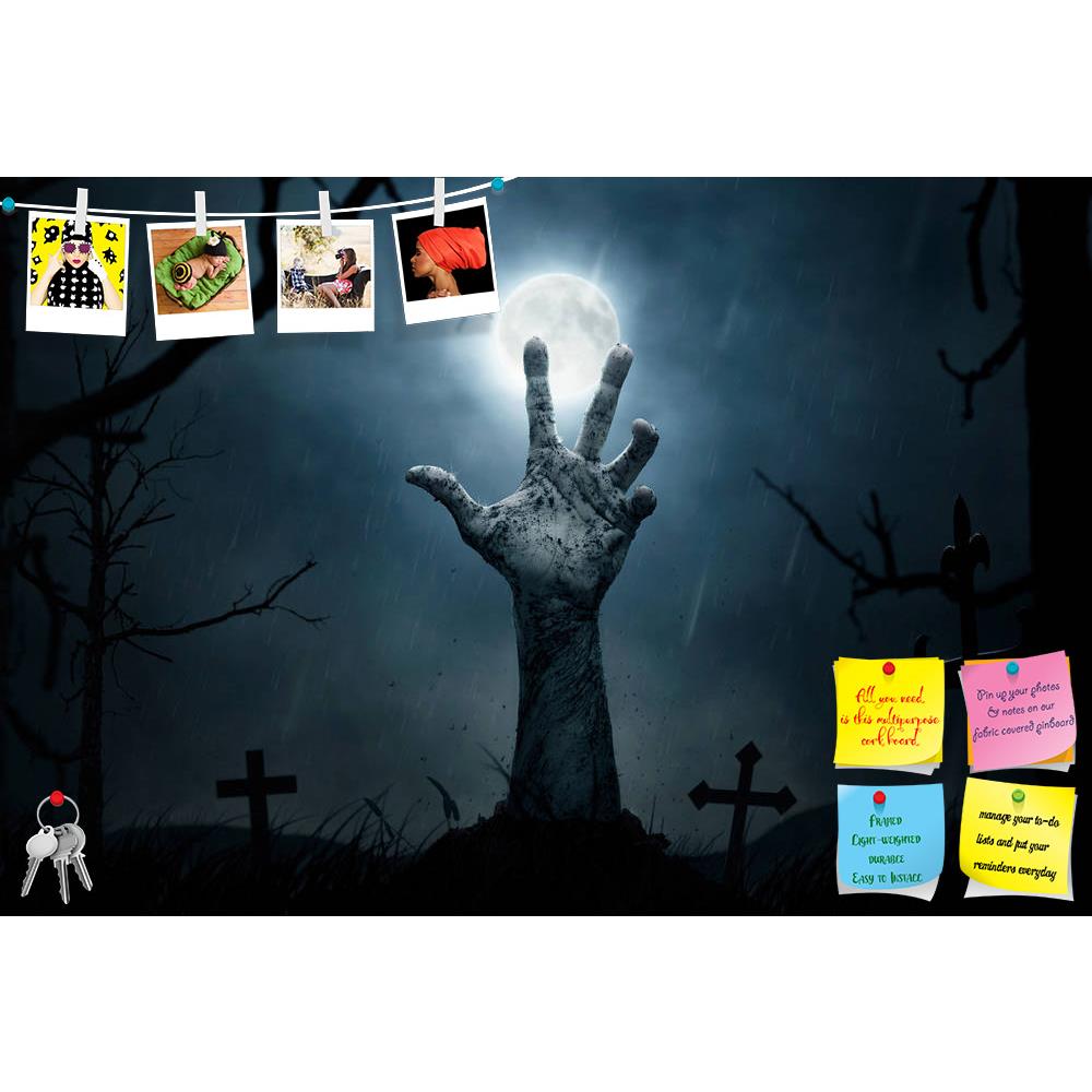 ArtzFolio Zombie Hand Rising Out From The Soil Printed Bulletin Board Notice Pin Board Soft Board | Frameless-Bulletin Boards Frameless-AZSAO27488645BLB_FL_L-Image Code 5003392 Vishnu Image Folio Pvt Ltd, IC 5003392, ArtzFolio, Bulletin Boards Frameless, Fantasy, Digital Art, zombie, hand, rising, out, from, the, soil, printed, bulletin, board, notice, pin, soft, frameless, halloween, concept, pin up board, push pin board, extra large cork board, big pin board, notice board, small bulletin board, cork board