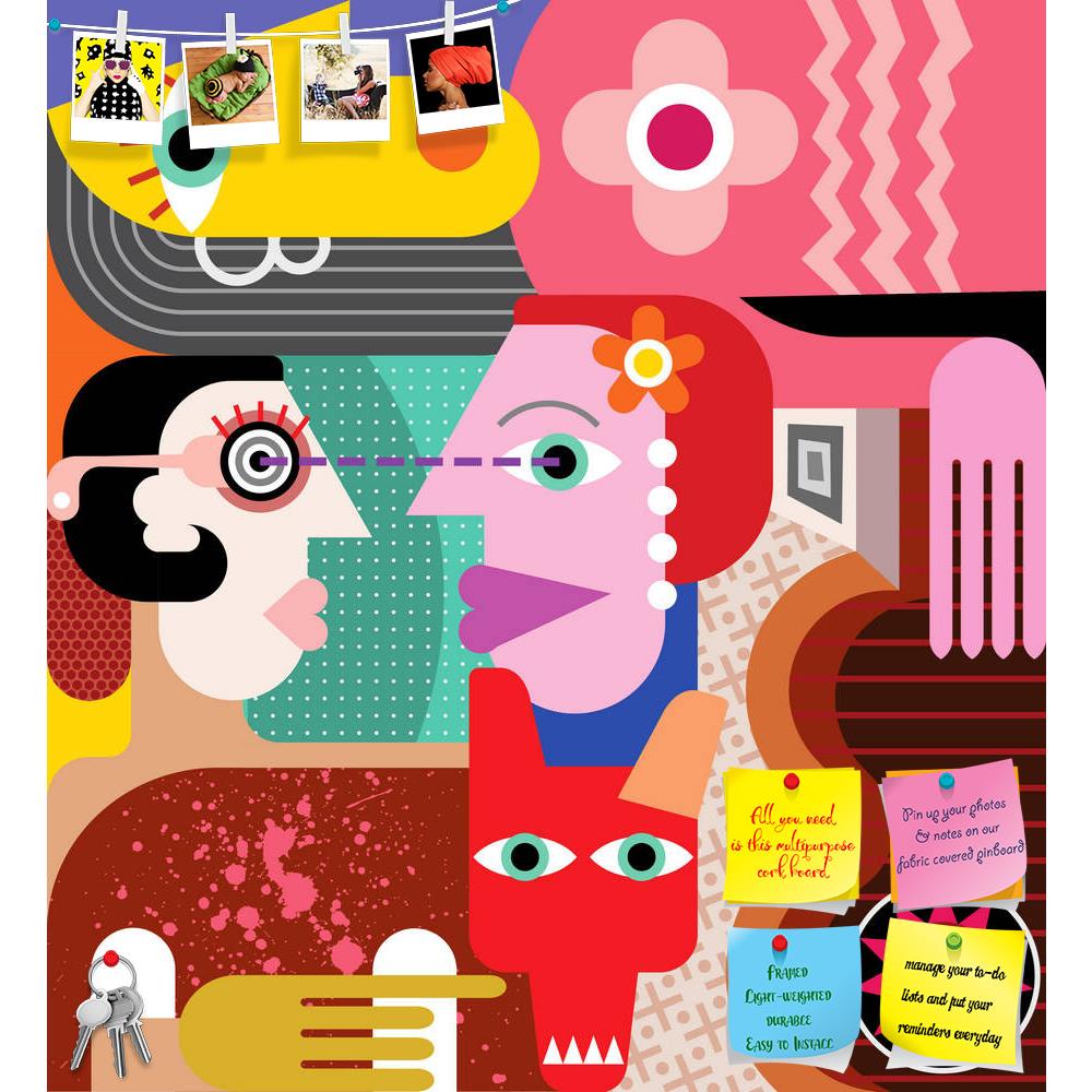 ArtzFolio Women With Dog Printed Bulletin Board Notice Pin Board Soft Board | Frameless-Bulletin Boards Frameless-AZSAO27532740BLB_FL_L-Image Code 5003397 Vishnu Image Folio Pvt Ltd, IC 5003397, ArtzFolio, Bulletin Boards Frameless, Abstract, Surrealism, Digital Art, women, with, dog, printed, bulletin, board, notice, pin, soft, frameless, two, looking, each, other's, eyes, fine, art, vector, illustration, pin up board, push pin board, extra large cork board, big pin board, notice board, small bulletin boar