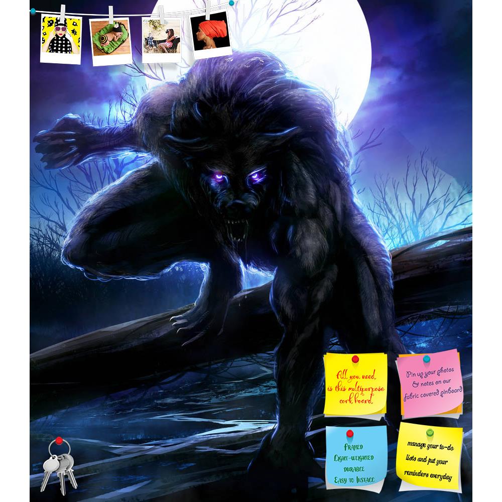 ArtzFolio Werewolf Printed Bulletin Board Notice Pin Board Soft Board | Frameless-Bulletin Boards Frameless-AZSAO27566315BLB_FL_L-Image Code 5003402 Vishnu Image Folio Pvt Ltd, IC 5003402, ArtzFolio, Bulletin Boards Frameless, Fantasy, Digital Art, werewolf, printed, bulletin, board, notice, pin, soft, frameless, pin up board, push pin board, extra large cork board, big pin board, notice board, small bulletin board, cork board, wall notice board, giant cork board, bulletin board, office notice board, office