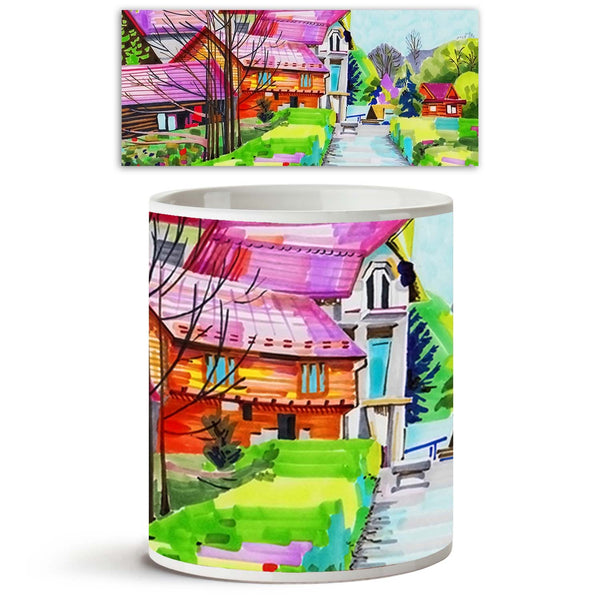 Artwork Of Rural Landscape Ceramic Coffee Tea Mug Inside White-Coffee Mugs-MUG-IC 5003403 IC 5003403, Architecture, Art and Paintings, Decorative, Digital, Digital Art, Drawing, Fine Art Reprint, Graphic, Illustrations, Impressionism, Inspirational, Landmarks, Landscapes, Modern Art, Motivation, Motivational, Nature, Paintings, Patterns, Places, Rural, Scenic, Signs, Signs and Symbols, Sketches, artwork, of, landscape, ceramic, coffee, tea, mug, inside, white, art, artist, building, color, composition, cont