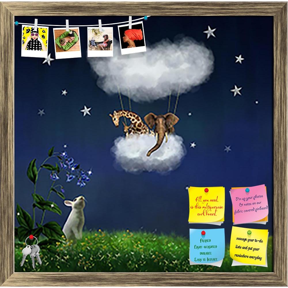 ArtzFolio Animals Floating In The Clouds Printed Bulletin Board Notice Pin Board Soft Board | Framed-Bulletin Boards Framed-AZSAO27612942BLB_FR_L-Image Code 5003408 Vishnu Image Folio Pvt Ltd, IC 5003408, ArtzFolio, Bulletin Boards Framed, Animals, Conceptual, Kids, Digital Art, floating, in, the, clouds, printed, bulletin, board, notice, pin, soft, framed, night, pin up board, push pin board, extra large cork board, big pin board, notice board, small bulletin board, cork board, wall notice board, giant cor
