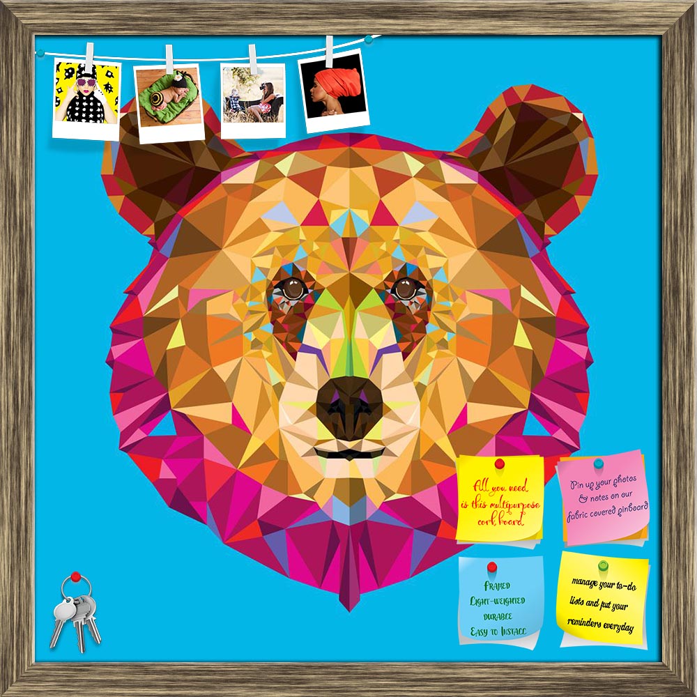 ArtzFolio Head Of Grizzly Bear In Geomeyric Pattern Printed Bulletin Board Notice Pin Board Soft Board | Framed-Bulletin Boards Framed-AZSAO27695393BLB_FR_L-Image Code 5003414 Vishnu Image Folio Pvt Ltd, IC 5003414, ArtzFolio, Bulletin Boards Framed, Animals, Kids, Digital Art, head, of, grizzly, bear, in, geomeyric, pattern, printed, bulletin, board, notice, pin, soft, framed, vector, mascot, animal, mascots, illustration, icon, bears, teeth, isolated, face, black, image, kodiak, nature, wild, bruin, white