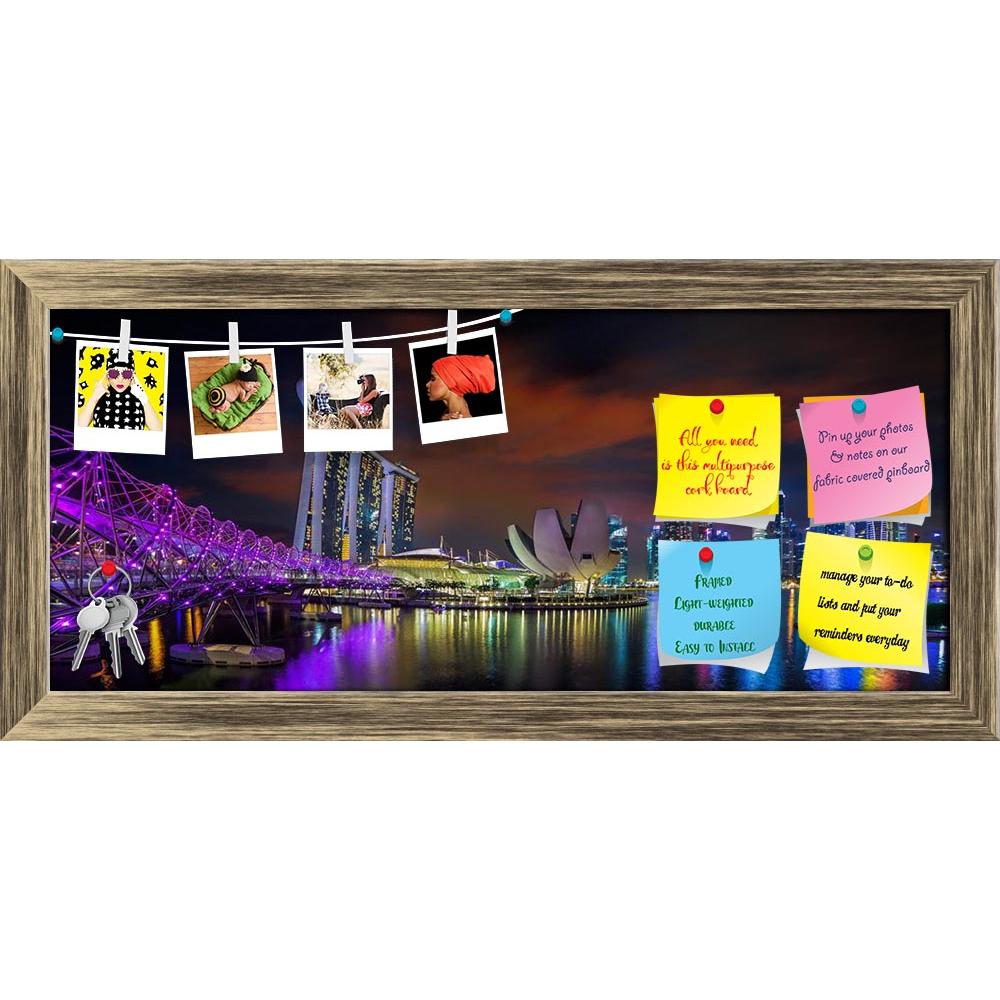 ArtzFolio Landscape Of Singapore City In Night Urban View Printed Bulletin Board Notice Pin Board Soft Board | Framed-Bulletin Boards Framed-AZSAO27769840BLB_FR_L-Image Code 5003420 Vishnu Image Folio Pvt Ltd, IC 5003420, ArtzFolio, Bulletin Boards Framed, Places, Photography, landscape, of, singapore, city, in, night, urban, view, printed, bulletin, board, notice, pin, soft, framed, architecture, asia, asian, bay, built, cityscape, culture, dark, district, dome, dusk, east, esplanade, evening, exterior, fa