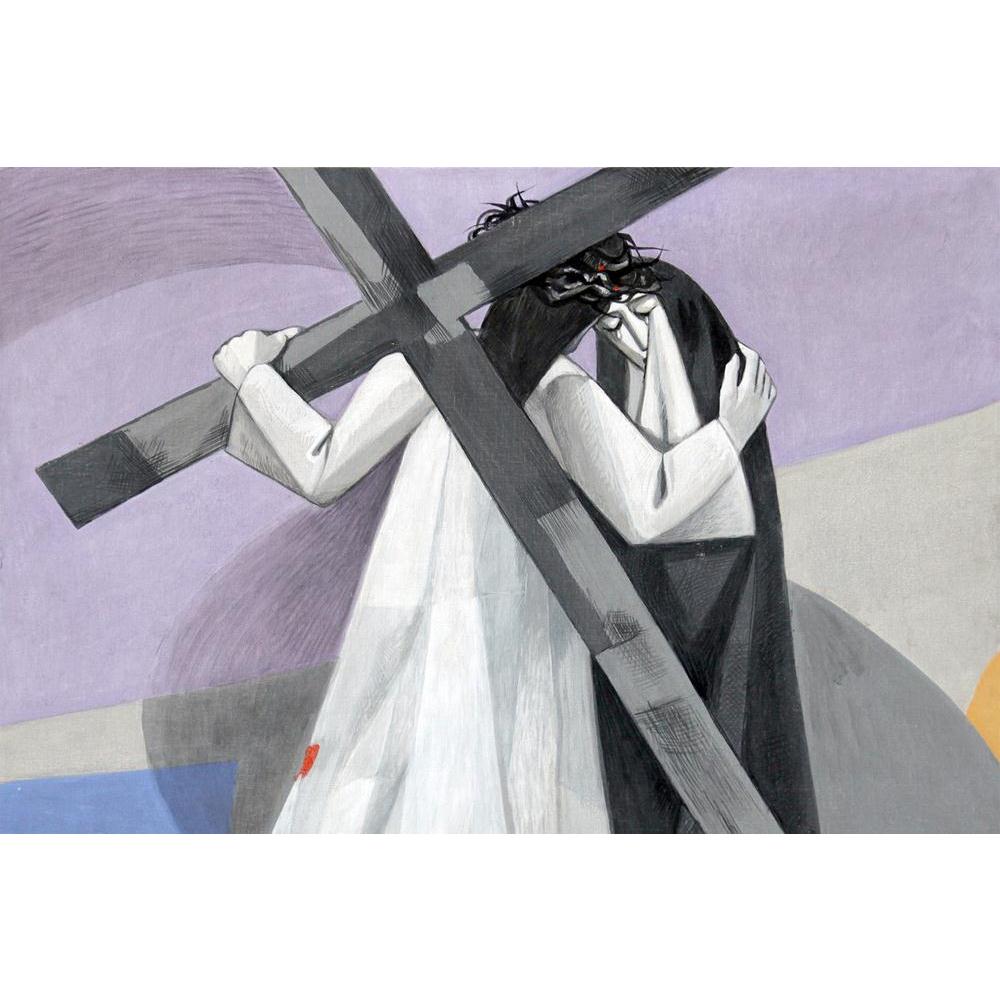 ArtzFolio 4th Station Of Cross Jesus Meets His Mother Unframed Paper Poster-Paper Posters Unframed-AZART27817967POS_UN_L-Image Code 5003424 Vishnu Image Folio Pvt Ltd, IC 5003424, ArtzFolio, Paper Posters Unframed, Religious, Fine Art Reprint, 4th, station, of, cross, jesus, meets, his, mother, unframed, paper, poster, wall, large, size, for, living, room, home, decoration, big, framed, decor, posters, pitaara, box, modern, art, with, frame, bedroom, amazonbasics, door, drawing, small, decorative, office, r