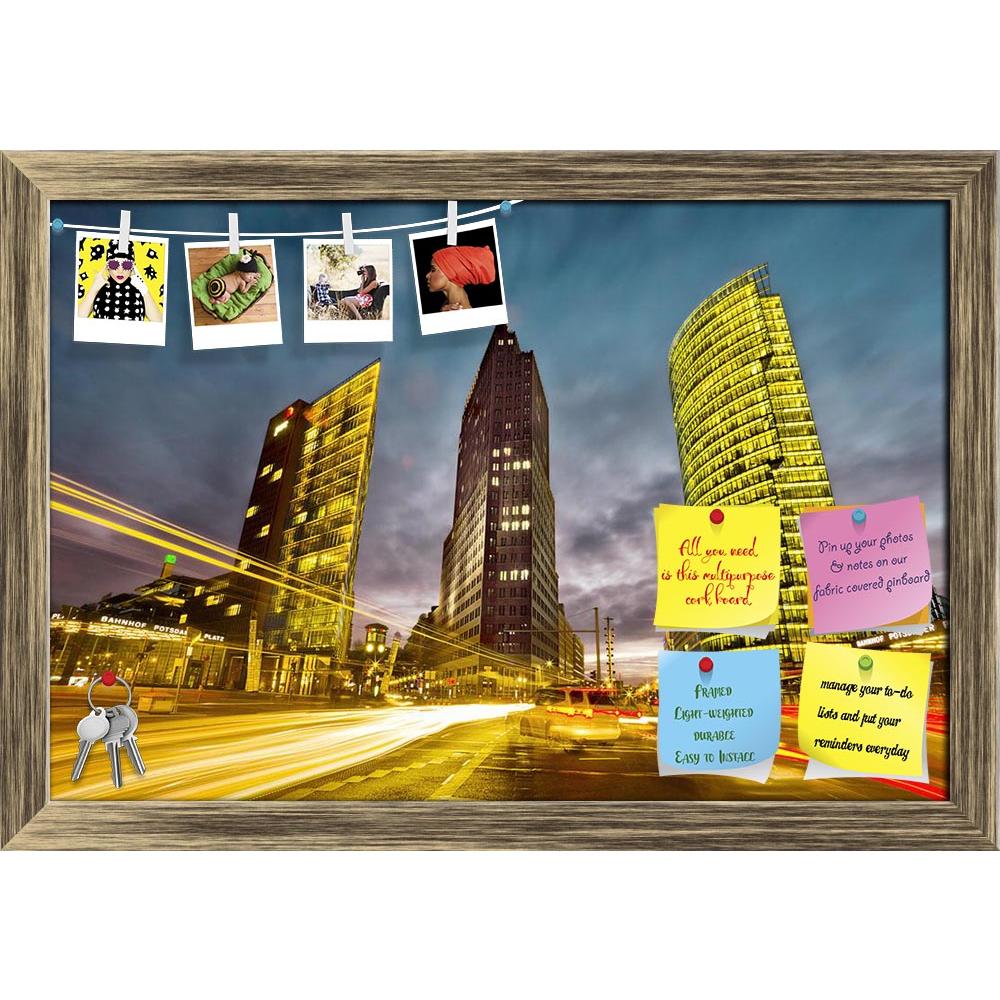 ArtzFolio The Potsdamer Platz In Berlin, Germany Printed Bulletin Board Notice Pin Board Soft Board | Framed-Bulletin Boards Framed-AZSAO27894991BLB_FR_L-Image Code 5003430 Vishnu Image Folio Pvt Ltd, IC 5003430, ArtzFolio, Bulletin Boards Framed, Places, Photography, the, potsdamer, platz, in, berlin, germany, printed, bulletin, board, notice, pin, soft, framed, intersection, front, city, center, urban, europe, skyscraper, night, architecture, modern, square, travel, landmark, blue, building, street, traff
