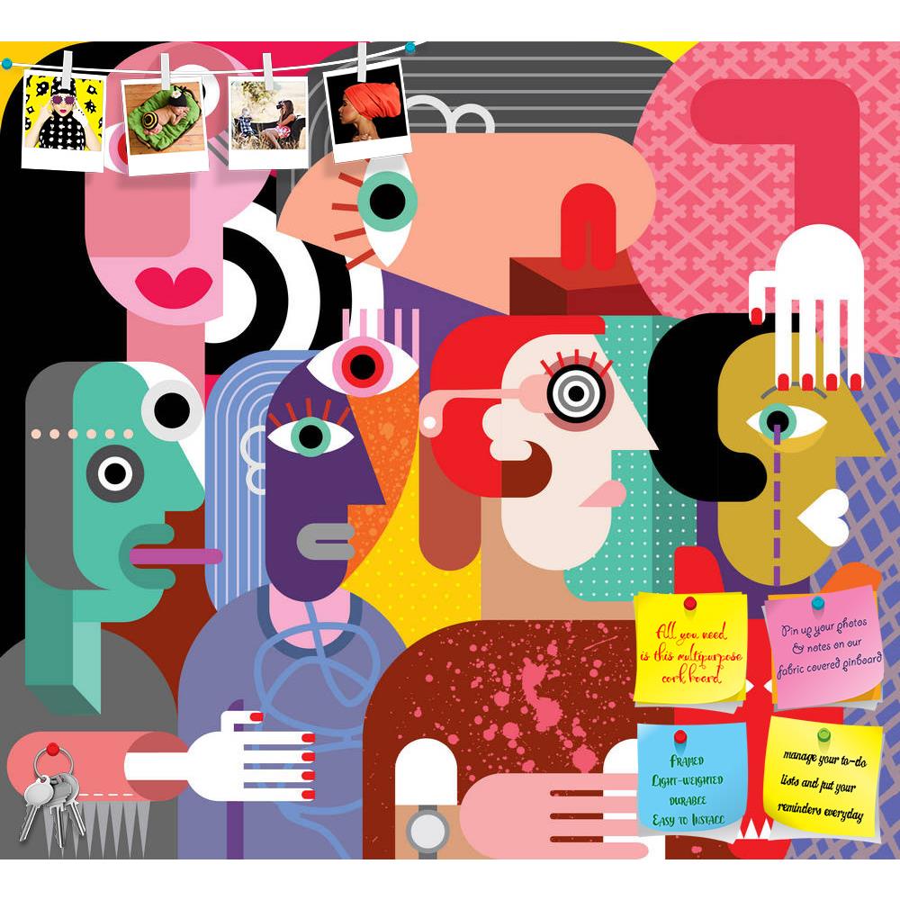 ArtzFolio Six Women & Dog Printed Bulletin Board Notice Pin Board Soft Board | Frameless-Bulletin Boards Frameless-AZSAO27904848BLB_FL_L-Image Code 5003435 Vishnu Image Folio Pvt Ltd, IC 5003435, ArtzFolio, Bulletin Boards Frameless, Abstract, Surrealism, Digital Art, six, women, dog, printed, bulletin, board, notice, pin, soft, frameless, art, vector, illustration, pin up board, push pin board, extra large cork board, big pin board, notice board, small bulletin board, cork board, wall notice board, giant c