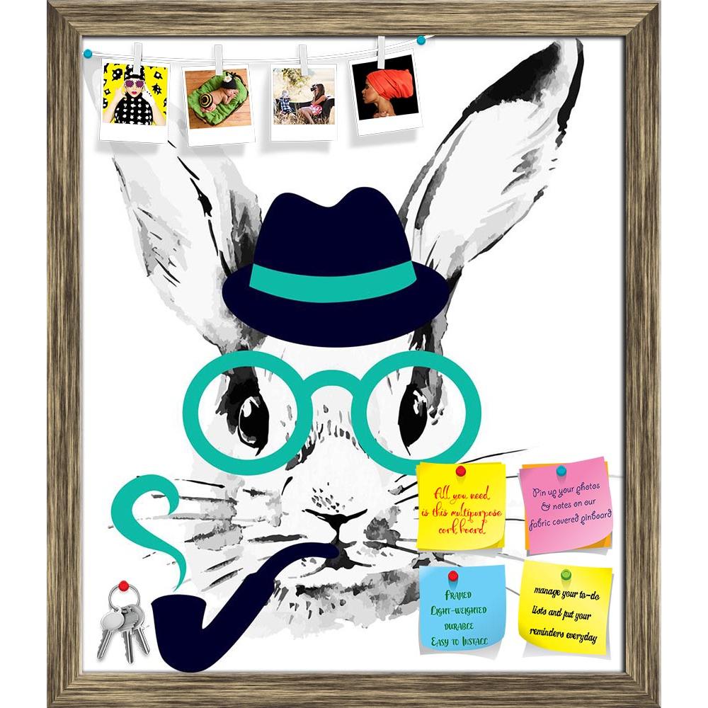 ArtzFolio Hipster Rabbit Printed Bulletin Board Notice Pin Board Soft Board | Framed-Bulletin Boards Framed-AZSAO28015032BLB_FR_L-Image Code 5003441 Vishnu Image Folio Pvt Ltd, IC 5003441, ArtzFolio, Bulletin Boards Framed, Animals, Kids, Digital Art, hipster, rabbit, printed, bulletin, board, notice, pin, soft, framed, hand, drawn, watercolor, sketch, portrait, pin up board, push pin board, extra large cork board, big pin board, notice board, small bulletin board, cork board, wall notice board, giant cork 