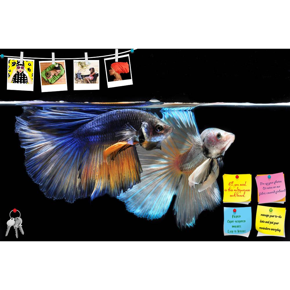 ArtzFolio Fight Fish Printed Bulletin Board Notice Pin Board Soft Board | Frameless-Bulletin Boards Frameless-AZSAO28016249BLB_FL_L-Image Code 5003443 Vishnu Image Folio Pvt Ltd, IC 5003443, ArtzFolio, Bulletin Boards Frameless, Animals, Photography, fight, fish, printed, bulletin, board, notice, pin, soft, frameless, pin up board, push pin board, extra large cork board, big pin board, notice board, small bulletin board, cork board, wall notice board, giant cork board, bulletin board, office notice board, o