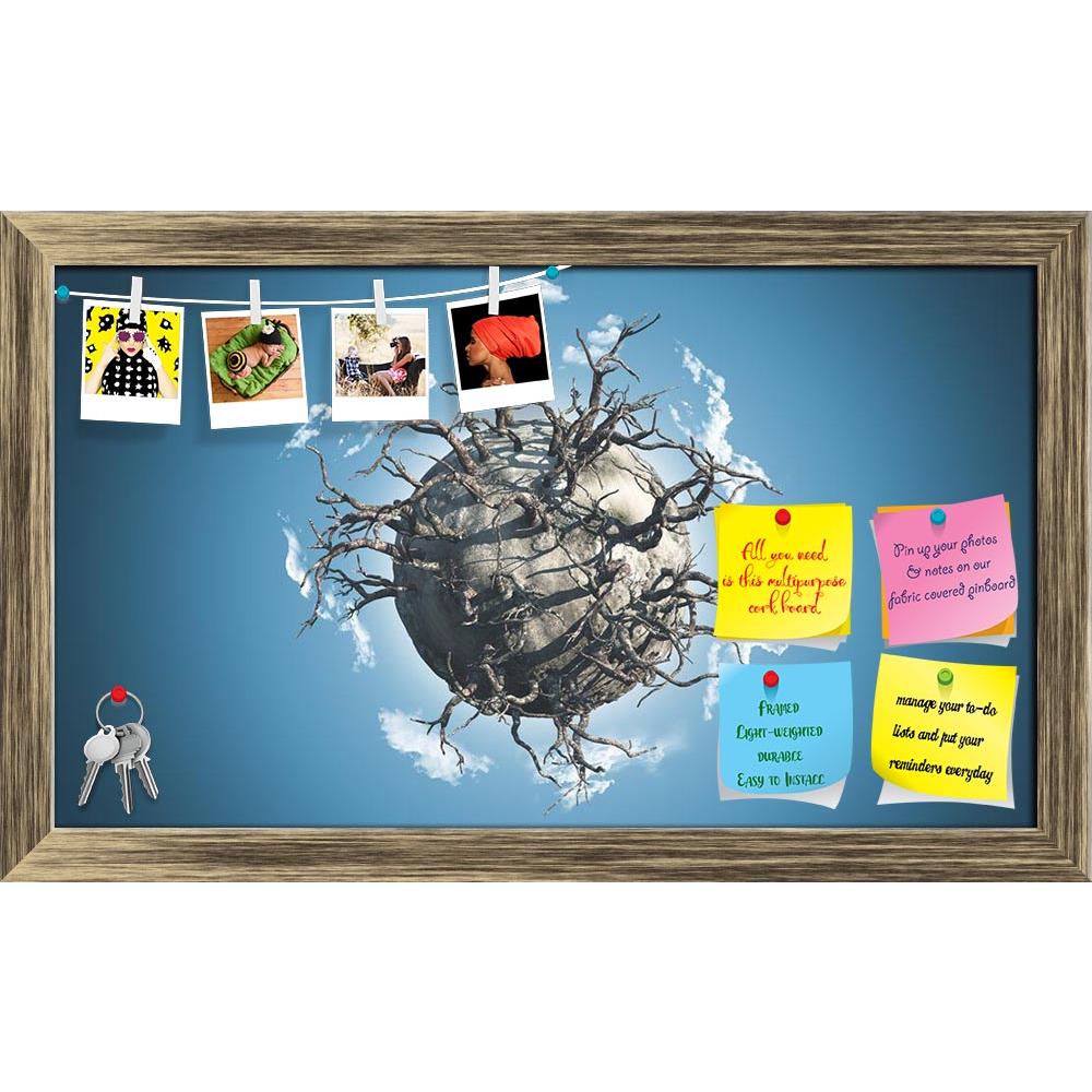 ArtzFolio Planet Covered With Dead Trees Printed Bulletin Board Notice Pin Board Soft Board | Framed-Bulletin Boards Framed-AZSAO28032016BLB_FR_L-Image Code 5003444 Vishnu Image Folio Pvt Ltd, IC 5003444, ArtzFolio, Bulletin Boards Framed, Conceptual, Places, Digital Art, planet, covered, with, dead, trees, printed, bulletin, board, notice, pin, soft, framed, 3d, render, abstract, space, scene, earth, sky, tree, old, extinct, science, fiction, landscape, globe, star, starry, illustration, background, clouds