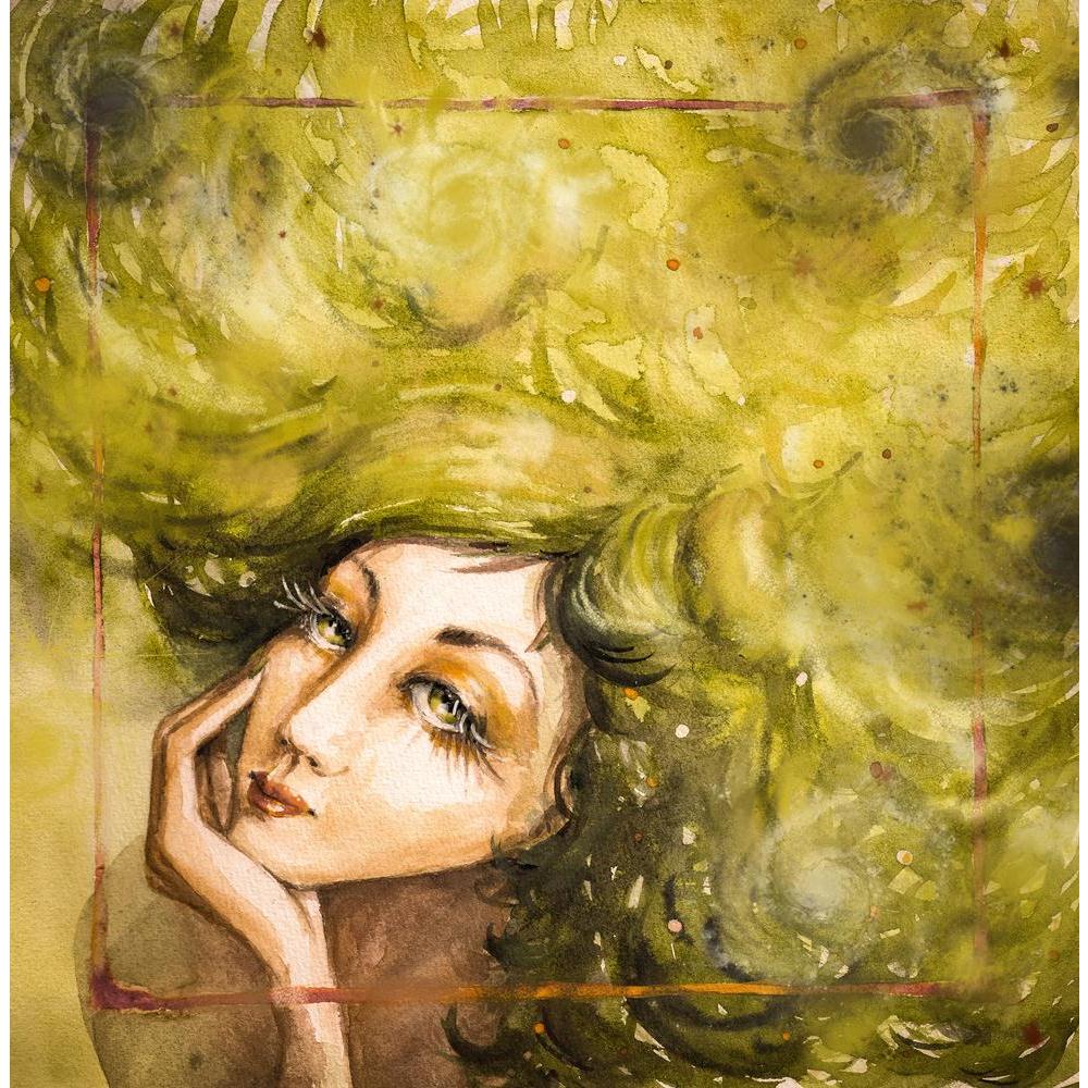 Portrait Of Beautiful Woman Canvas Painting Synthetic Frame-Paintings MDF Framing-AFF_FR-IC 5003445 IC 5003445, Adult, Art and Paintings, Asian, Black and White, Fruit and Vegetable, Fruits, Individuals, Nature, Paintings, Portraits, Scenic, Watercolour, White, portrait, of, beautiful, woman, canvas, painting, synthetic, frame, adorable, art, attractive, beauty, caucasian, cheerful, clean, color, confidence, cute, dreaming, elegance, emotion, expression, female, feminine, fresh, girl, glamour, green, hair, 