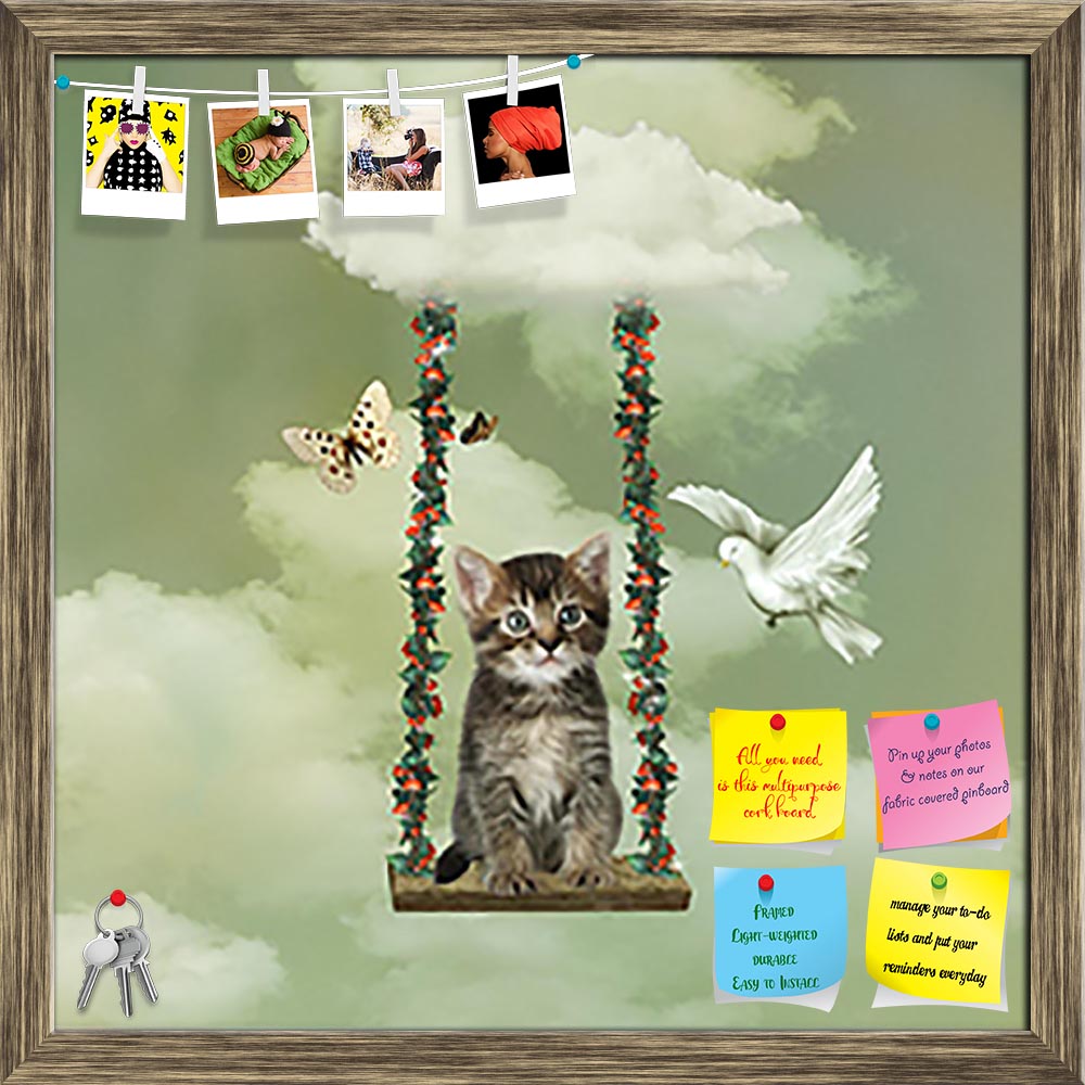 ArtzFolio Cat In A Hammock Printed Bulletin Board Notice Pin Board Soft Board | Framed-Bulletin Boards Framed-AZSAO28036093BLB_FR_L-Image Code 5003448 Vishnu Image Folio Pvt Ltd, IC 5003448, ArtzFolio, Bulletin Boards Framed, Animals, Conceptual, Kids, Fine Art Reprint, cat, in, a, hammock, printed, bulletin, board, notice, pin, soft, framed, hanging, cloud, dove, butterfly, pin up board, push pin board, extra large cork board, big pin board, notice board, small bulletin board, cork board, wall notice board