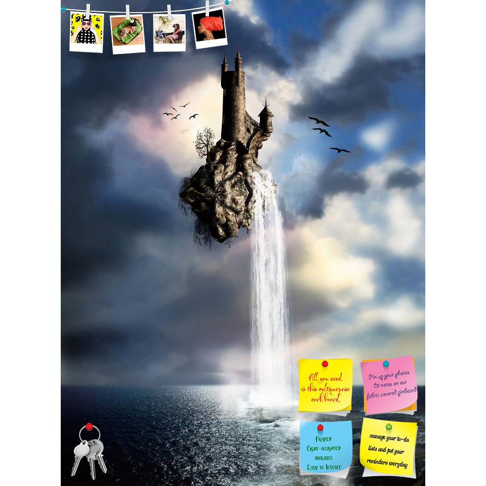 ArtzFolio Fantastic Castle With Waterfall Printed Bulletin Board Notice Pin Board Soft Board | Frameless-Bulletin Boards Frameless-AZSAO28036098BLB_FL_L-Image Code 5003449 Vishnu Image Folio Pvt Ltd, IC 5003449, ArtzFolio, Bulletin Boards Frameless, Conceptual, Kids, Digital Art, fantastic, castle, with, waterfall, printed, bulletin, board, notice, pin, soft, frameless, falling, sea, stormy, mornig, pin up board, push pin board, extra large cork board, big pin board, notice board, small bulletin board, cork