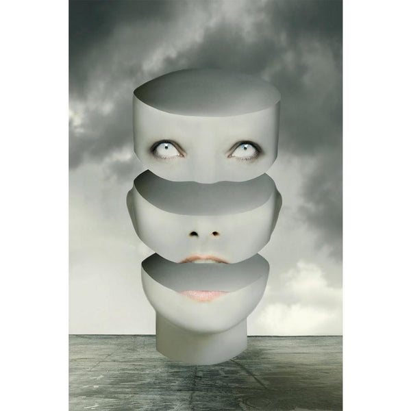 Human Head Divided In Three Parts D1 Unframed Paper Poster-Paper Posters Unframed-POS_UN-IC 5003456 IC 5003456, Art and Paintings, Conceptual, Fantasy, Illustrations, Surrealism, human, head, divided, in, three, parts, d1, unframed, paper, wall, poster, art, artist, artistic, bizarre, break, up, breaking, cloud, concept, creativity, decomposed, decomposition, dramatic, dreamy, eye, face, float, floor, illustration, illustrative, imagination, imagine, metaphysics, mind, mouth, mysterious, neck, originality, 