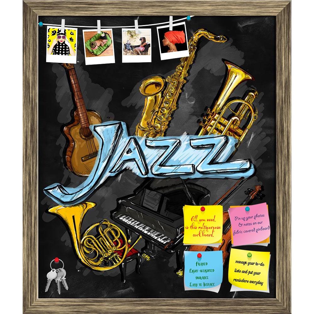 ArtzFolio Jazz Artwork Instrument Printed Bulletin Board Notice Pin Board Soft Board | Framed-Bulletin Boards Framed-AZSAO28130753BLB_FR_L-Image Code 5003462 Vishnu Image Folio Pvt Ltd, IC 5003462, ArtzFolio, Bulletin Boards Framed, Music & Dance, Digital Art, jazz, artwork, instrument, printed, bulletin, board, notice, pin, soft, framed, painting, musical, background, pin up board, push pin board, extra large cork board, big pin board, notice board, small bulletin board, cork board, wall notice board, gian