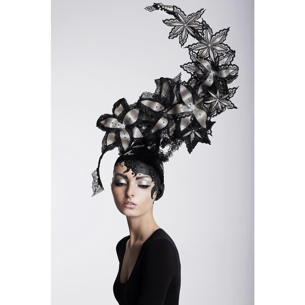 Fantasy Surrealism Canvas Painting Synthetic Frame-Paintings MDF Framing-AFF_FR-IC 5003467 IC 5003467, Art and Paintings, Black, Black and White, Botanical, Fantasy, Fashion, Floral, Flowers, Individuals, Nature, Portraits, Realism, Signs, Signs and Symbols, Surrealism, canvas, painting, synthetic, frame, amazing, art, beauty, body, bud, cap, classy, coloring, cosmetics, creative, design, exceptional, expression, eyelashes, eyes, face, fancy, female, foliage, glam, hat, head, headgear, headwear, incredible,