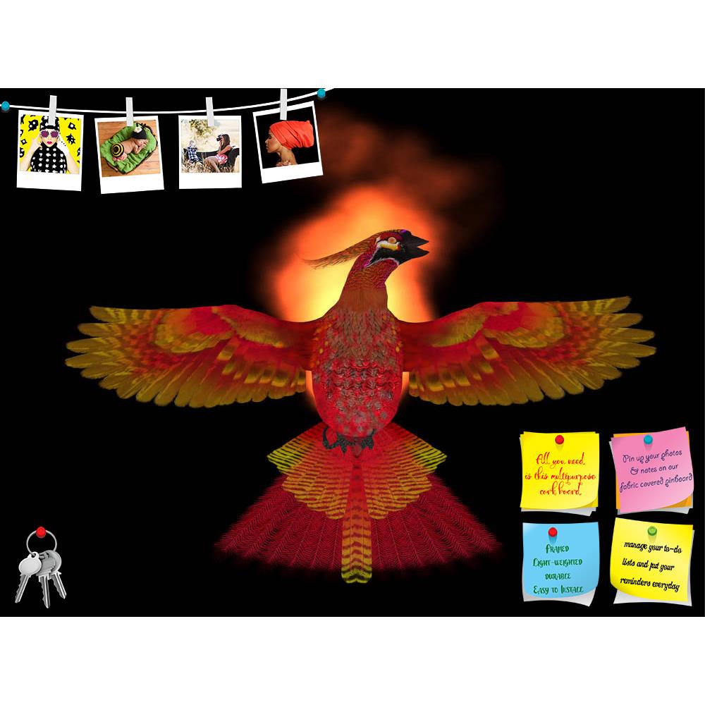 ArtzFolio Phoenix Bird Fire Printed Bulletin Board Notice Pin Board Soft Board | Frameless-Bulletin Boards Frameless-AZSAO28261264BLB_FL_L-Image Code 5003473 Vishnu Image Folio Pvt Ltd, IC 5003473, ArtzFolio, Bulletin Boards Frameless, Birds, Fantasy, Digital Art, phoenix, bird, fire, printed, bulletin, board, notice, pin, soft, frameless, firebird, avian, life, mythical, myth, mythology, reborn, renewal, ashes, regeneration, symbol, resurrection, long-lived, wildfowl, fowl, colorful, feathers, flight, fly,