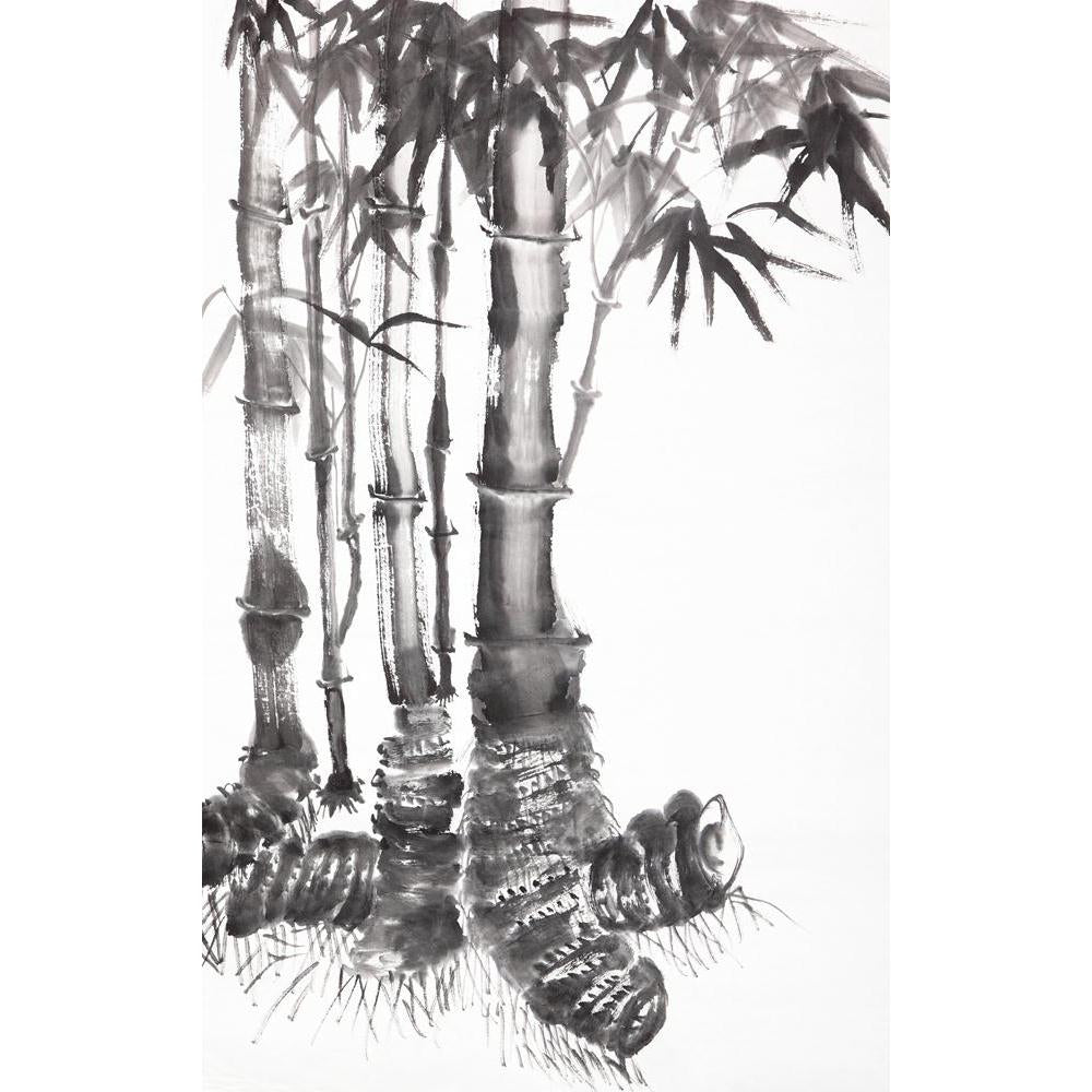 Bamboo Leaf Canvas Painting Synthetic Frame-Paintings MDF Framing-AFF_FR-IC 5003474 IC 5003474, Abstract Expressionism, Abstracts, Ancient, Art and Paintings, Asian, Black, Black and White, Business, Calligraphy, Chinese, Culture, Drawing, Ethnic, Historical, Illustrations, Medieval, Nature, Paintings, Patterns, Scenic, Seasons, Semi Abstract, Signs, Signs and Symbols, Symbols, Traditional, Tribal, Vintage, White, Wooden, World Culture, bamboo, leaf, canvas, painting, synthetic, frame, abstract, art, artist