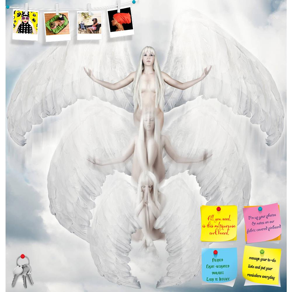 ArtzFolio Flying White Angel Printed Bulletin Board Notice Pin Board Soft Board | Frameless-Bulletin Boards Frameless-AZSAO28299292BLB_FL_L-Image Code 5003476 Vishnu Image Folio Pvt Ltd, IC 5003476, ArtzFolio, Bulletin Boards Frameless, Fantasy, Figurative, Photography, flying, white, angel, printed, bulletin, board, notice, pin, soft, frameless, move, big, wings, sun, light, model, halo, fashion, cupid, attractive, sweet, mysterious, feather, god, glamour, love, faith, heaven, young, cloudy, sensual, woman