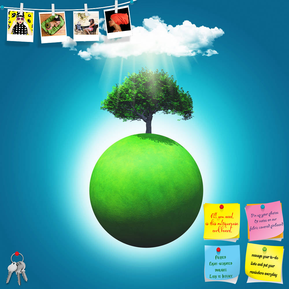 ArtzFolio Grassy Globe With Tree D2 Printed Bulletin Board Notice Pin Board Soft Board | Frameless-Bulletin Boards Frameless-AZSAO28356536BLB_FL_L-Image Code 5003480 Vishnu Image Folio Pvt Ltd, IC 5003480, ArtzFolio, Bulletin Boards Frameless, Conceptual, Places, Digital Art, grassy, globe, with, tree, d2, printed, bulletin, board, notice, pin, soft, frameless, 3d, render, cloud, sunrays, planet, earth, trees, illustration, nature, clouds, sky, science, fiction, landscape, summer, green, fictional, abstract