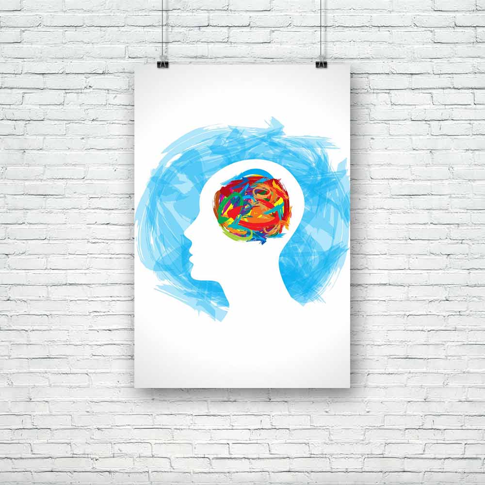 Human Head Thinking D3 Unframed Paper Poster-Paper Posters Unframed-POS_UN-IC 5003483 IC 5003483, Adult, Art and Paintings, Business, Education, Illustrations, Inspirational, Motivation, Motivational, Paintings, People, Schools, Universities, human, head, thinking, d3, unframed, paper, poster, brain, mental, illness, learning, speech, bubble, above, body, colors, communication, community, concentration, concept, connections, creativity, directly, discovery, dreams, expertise, face, grunge, ideas, illustrati