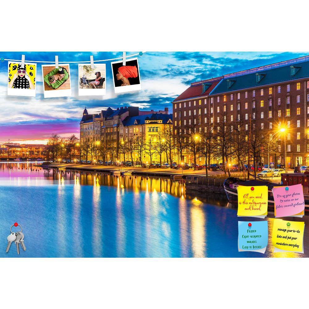 ArtzFolio Panorama Of Sea Pier Hakaniemi District, Finland D2 Printed Bulletin Board Notice Pin Board Soft Board | Frameless-Bulletin Boards Frameless-AZSAO28462550BLB_FL_L-Image Code 5003495 Vishnu Image Folio Pvt Ltd, IC 5003495, ArtzFolio, Bulletin Boards Frameless, Places, Photography, panorama, of, sea, pier, hakaniemi, district, finland, d2, printed, bulletin, board, notice, pin, soft, frameless, scenic, evening, illuminated, architecture, helsinki, city, town, old, night, building, house, landscape, 