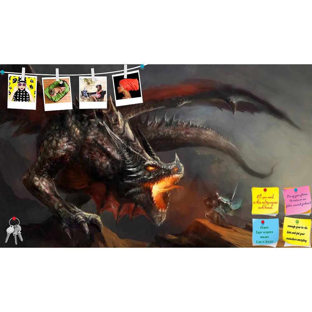 ArtzFolio Knight Fighting Dragon D1 Printed Bulletin Board Notice Pin Board Soft Board | Frameless-Bulletin Boards Frameless-AZSAO28607500BLB_FL_L-Image Code 5003509 Vishnu Image Folio Pvt Ltd, IC 5003509, ArtzFolio, Bulletin Boards Frameless, Fantasy, Fine Art Reprint, knight, fighting, dragon, d1, printed, bulletin, board, notice, pin, soft, frameless, scene, animal, art, big, breath, creature, danger, destruction, drawings, evil, fairytale, fantastic, fear, fearful, fictional, fire, flight, illustration,
