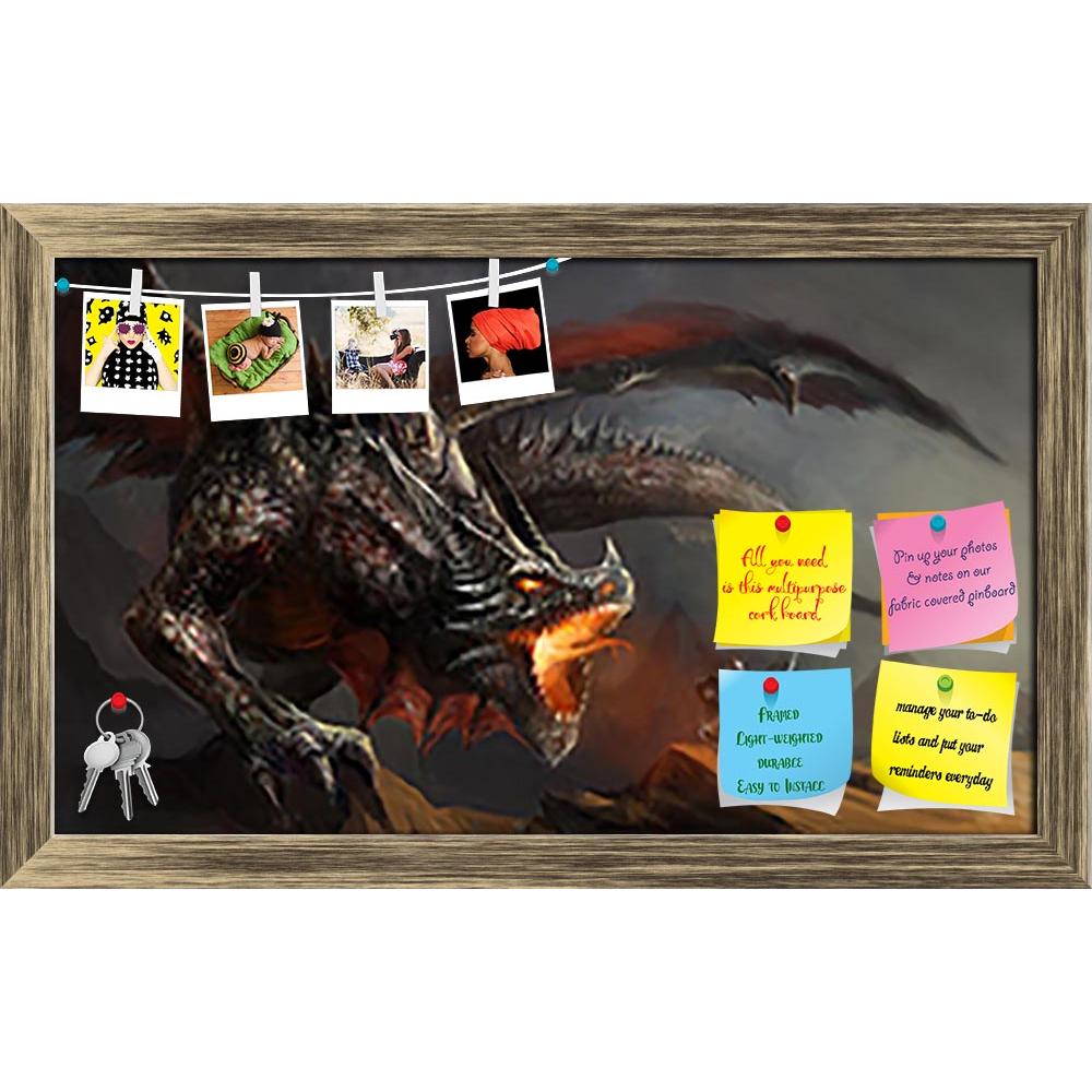 ArtzFolio Knight Fighting Dragon D1 Printed Bulletin Board Notice Pin Board Soft Board | Framed-Bulletin Boards Framed-AZSAO28607500BLB_FR_L-Image Code 5003509 Vishnu Image Folio Pvt Ltd, IC 5003509, ArtzFolio, Bulletin Boards Framed, Fantasy, Fine Art Reprint, knight, fighting, dragon, d1, printed, bulletin, board, notice, pin, soft, framed, scene, animal, art, big, breath, creature, danger, destruction, drawings, evil, fairytale, fantastic, fear, fearful, fictional, fire, flight, illustration, imagination