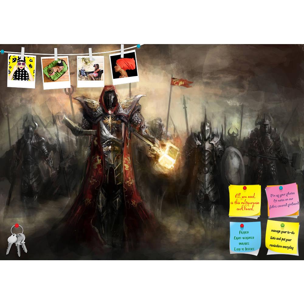 ArtzFolio General Leading His Army In War D2 Printed Bulletin Board Notice Pin Board Soft Board | Frameless-Bulletin Boards Frameless-AZSAO28639134BLB_FL_L-Image Code 5003512 Vishnu Image Folio Pvt Ltd, IC 5003512, ArtzFolio, Bulletin Boards Frameless, Fantasy, Fine Art Reprint, general, leading, his, army, in, war, d2, printed, bulletin, board, notice, pin, soft, frameless, ancient, armour, attack, equipment, fight, fighter, force, illustration, infantry, leader, soldier, warrior, charge, swing, dark, orc,