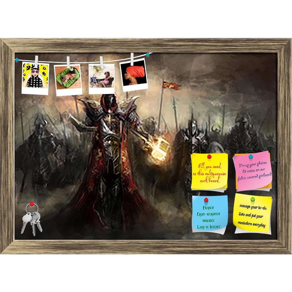 ArtzFolio General Leading His Army In War D2 Printed Bulletin Board Notice Pin Board Soft Board | Framed-Bulletin Boards Framed-AZSAO28639134BLB_FR_L-Image Code 5003512 Vishnu Image Folio Pvt Ltd, IC 5003512, ArtzFolio, Bulletin Boards Framed, Fantasy, Fine Art Reprint, general, leading, his, army, in, war, d2, printed, bulletin, board, notice, pin, soft, framed, ancient, armour, attack, equipment, fight, fighter, force, illustration, infantry, leader, soldier, warrior, charge, swing, dark, orc, creature, l