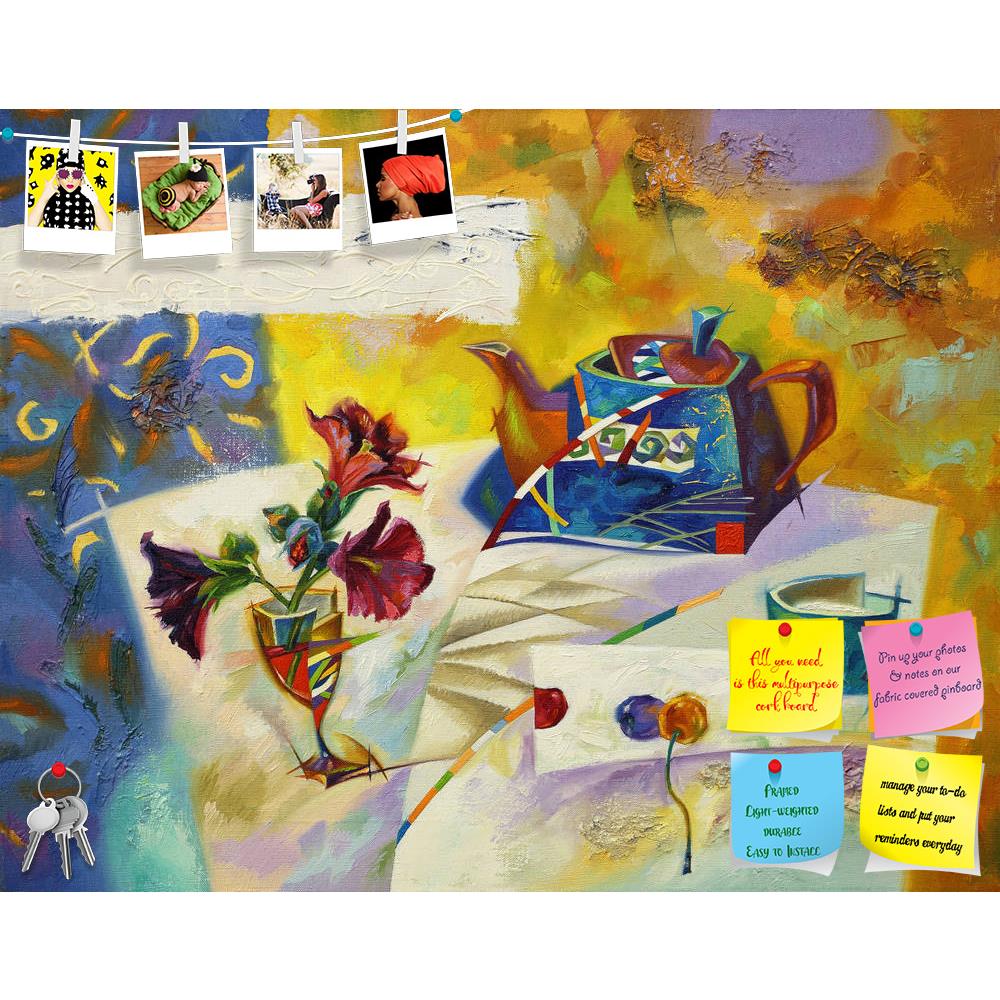 ArtzFolio Artwork D10 Printed Bulletin Board Notice Pin Board Soft Board | Frameless-Bulletin Boards Frameless-AZSAO28698664BLB_FL_L-Image Code 5003520 Vishnu Image Folio Pvt Ltd, IC 5003520, ArtzFolio, Bulletin Boards Frameless, Food & Beverage, Still Life, Fine Art Reprint, artwork, d10, printed, bulletin, board, notice, pin, soft, frameless, oil, paints, picture, kitchen, utensils, tea, coffee, fruits, wine, plates, dishes, cup, teacup, still, life, cafe, house, cafeteria, abstract, art, canvas, colours,