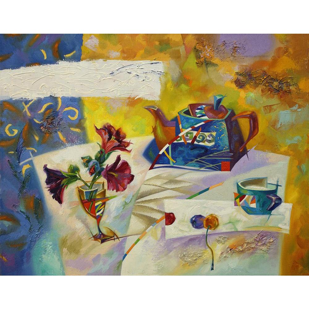 Artwork Canvas Painting Synthetic Frame-Paintings MDF Framing-AFF_FR-IC 5003520 IC 5003520, Abstract Expressionism, Abstracts, Art and Paintings, Beverage, Fruit and Vegetable, Fruits, Kitchen, Modern Art, Paintings, Semi Abstract, Signs, Signs and Symbols, Wine, artwork, canvas, painting, synthetic, frame, oil, paints, picture, utensils, tea, coffee, plates, dishes, cup, teacup, still, life, cafe, house, cafeteria, abstract, art, colours, composition, design, flow, form, lines, marbled, mix, mixed, modern,