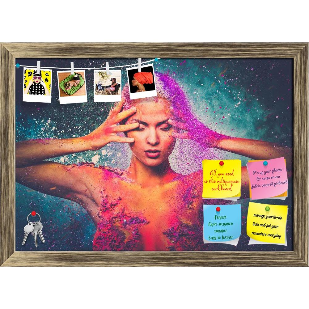 ArtzFolio Conceptual Body Art On A Woman Printed Bulletin Board Notice Pin Board Soft Board | Framed-Bulletin Boards Framed-AZSAO28784017BLB_FR_L-Image Code 5003531 Vishnu Image Folio Pvt Ltd, IC 5003531, ArtzFolio, Bulletin Boards Framed, Fashion, Figurative, Photography, conceptual, body, art, on, a, woman, printed, bulletin, board, notice, pin, soft, framed, ageing, beauty, body-art, carnival, colour, colourful, concept, creative, dream, energy, expressive, face, fairytale, fantasy, fragility, frailty, g