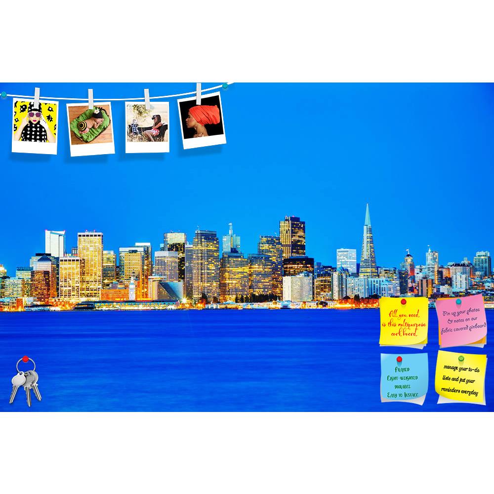 ArtzFolio San Francisco Cityscape, USA Printed Bulletin Board Notice Pin Board Soft Board | Frameless-Bulletin Boards Frameless-AZSAO28795566BLB_FL_L-Image Code 5003533 Vishnu Image Folio Pvt Ltd, IC 5003533, ArtzFolio, Bulletin Boards Frameless, Places, Photography, san, francisco, cityscape, usa, printed, bulletin, board, notice, pin, soft, frameless, seen, from, treasure, island, night, skyline, bay, city, california, panorama, architecture, building, downtown, financial, district, urban, landmark, offic